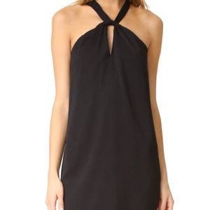 WAYF Black Chiffon Mini Dress Size Small